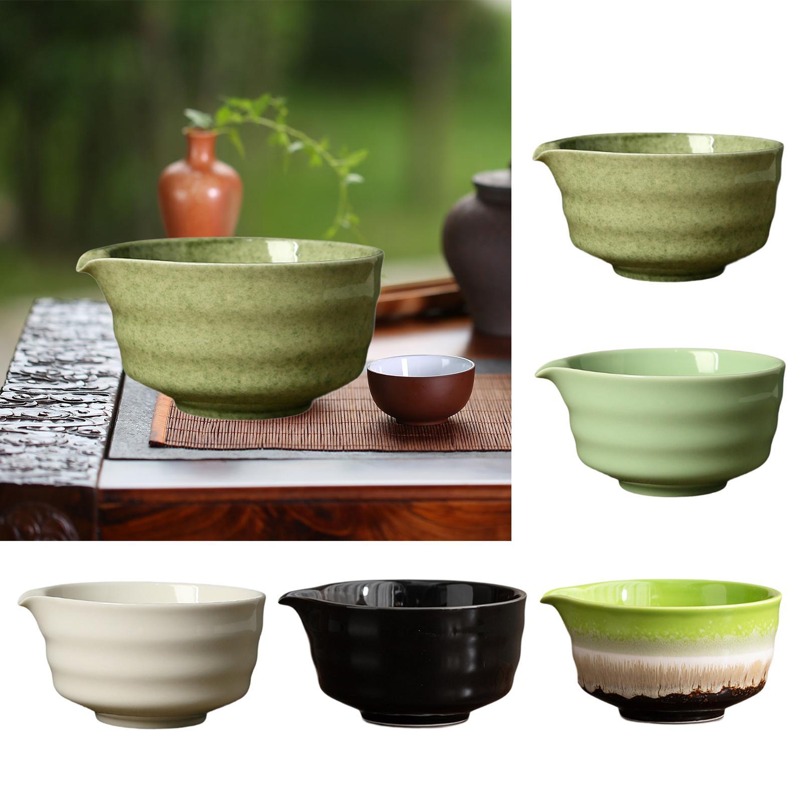 Japanese Tea - Matcha-Schüssel aus Keramik mit Auslauf, japanische