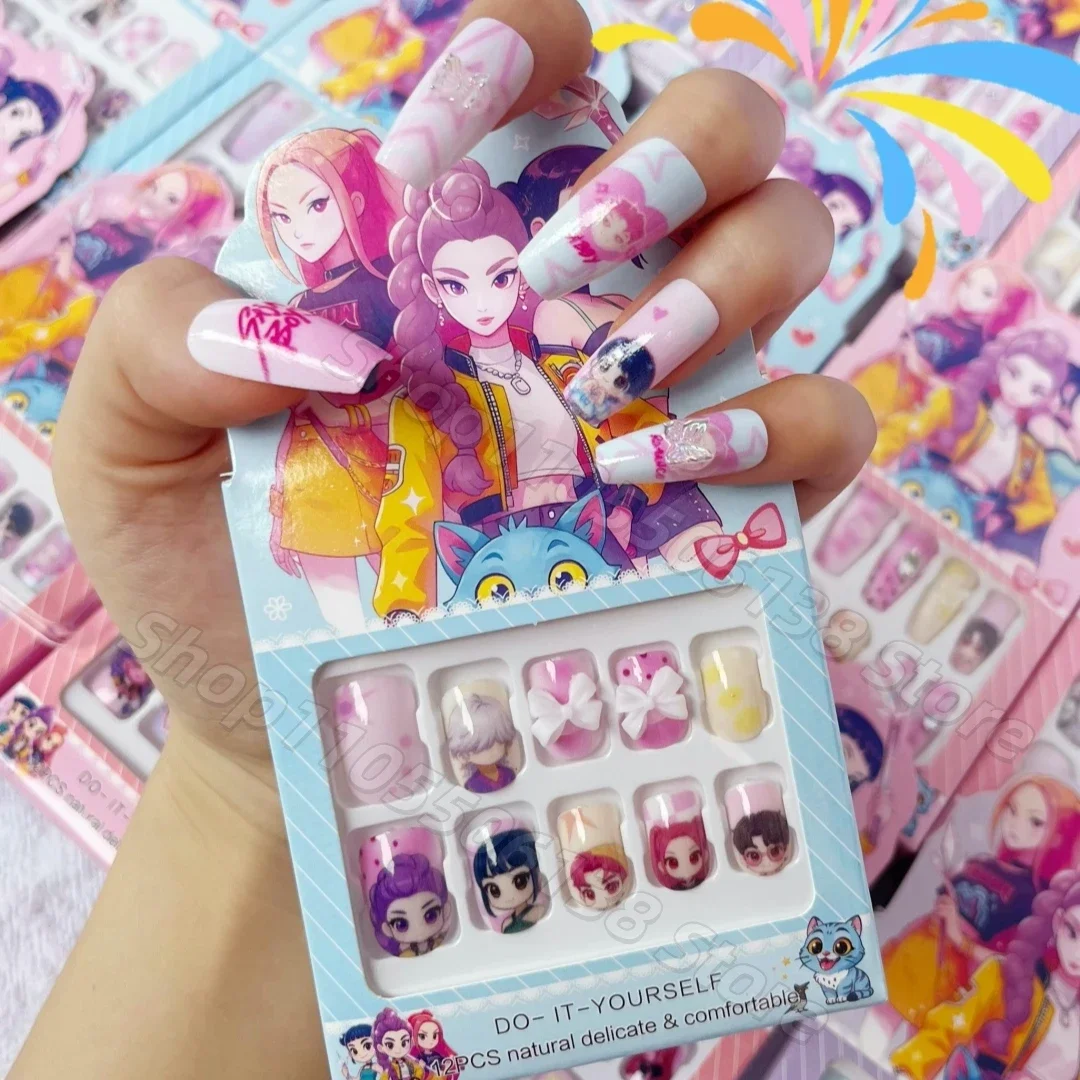 Matcha - 2026 Exquisite tragbare Nagelsticker für Mädchen