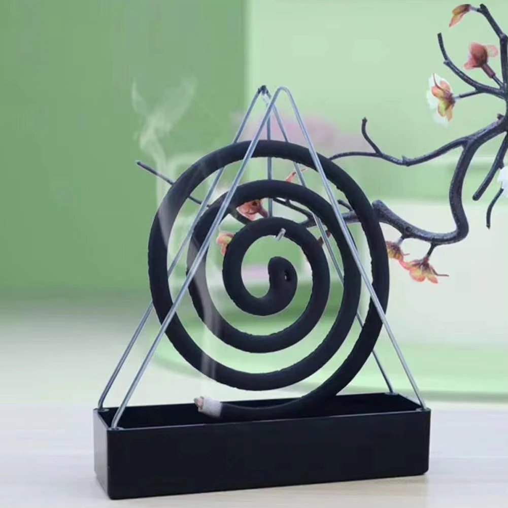 Incense Holder - Eisenhalter für Mückenspiralen, Räucherstäbchenhalter mit Ablage,