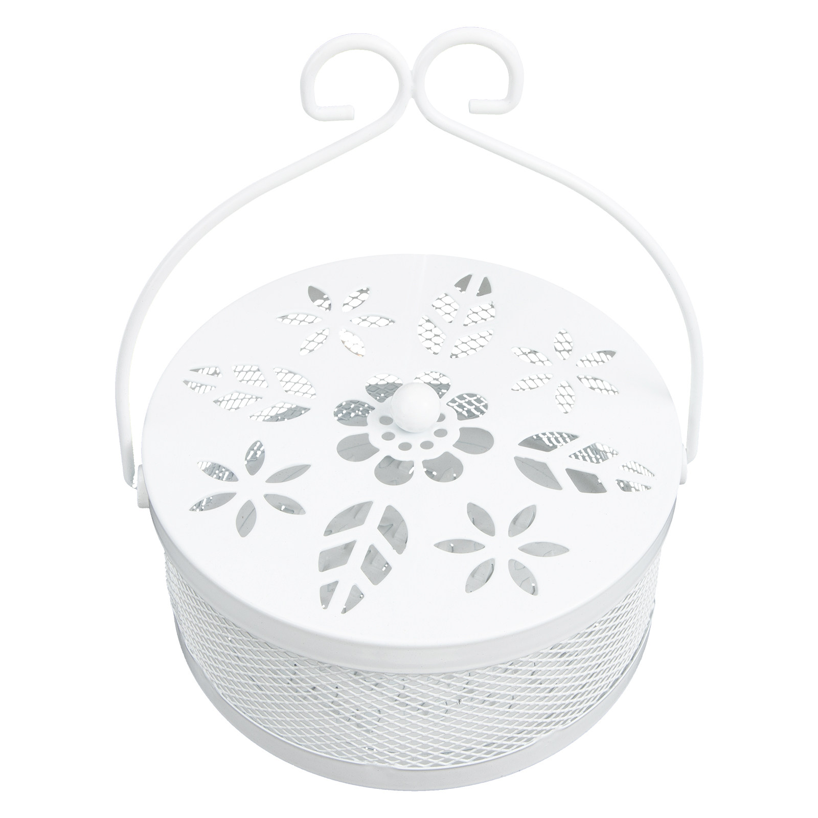 Incense Holder - Box-Räucherhalter, Metallbehälter, winddicht, hängend, mit Insektenschutz,