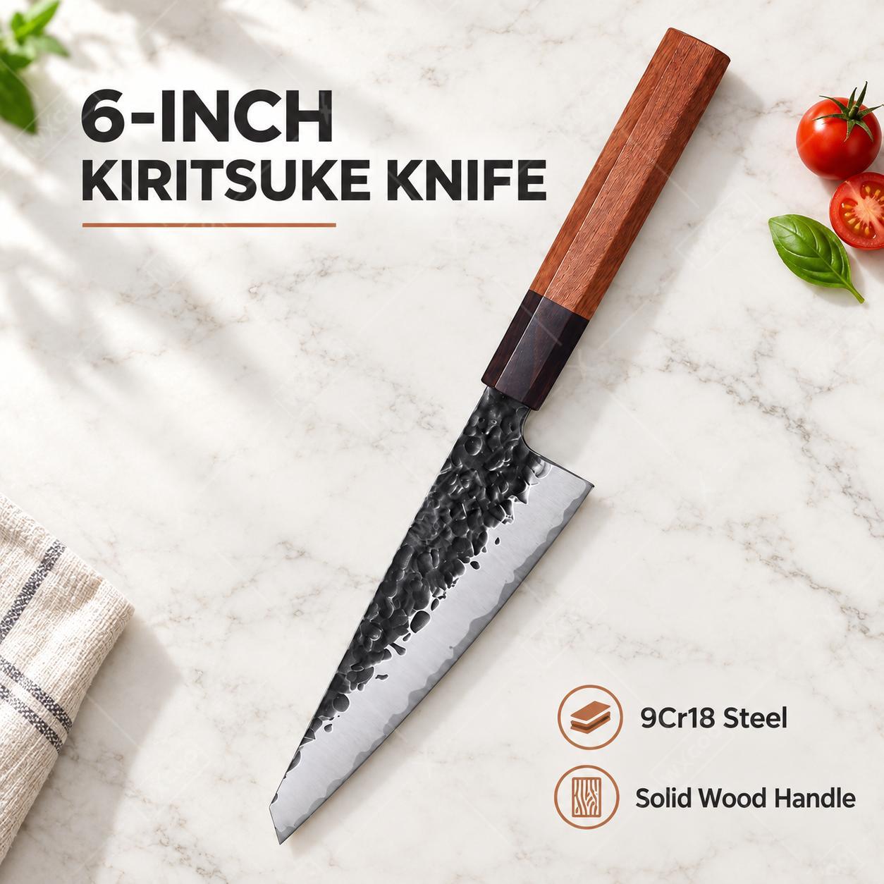 Japanese Knife - WXCOO Handgeschmiedete Japanische Bunka Kochmesser 6