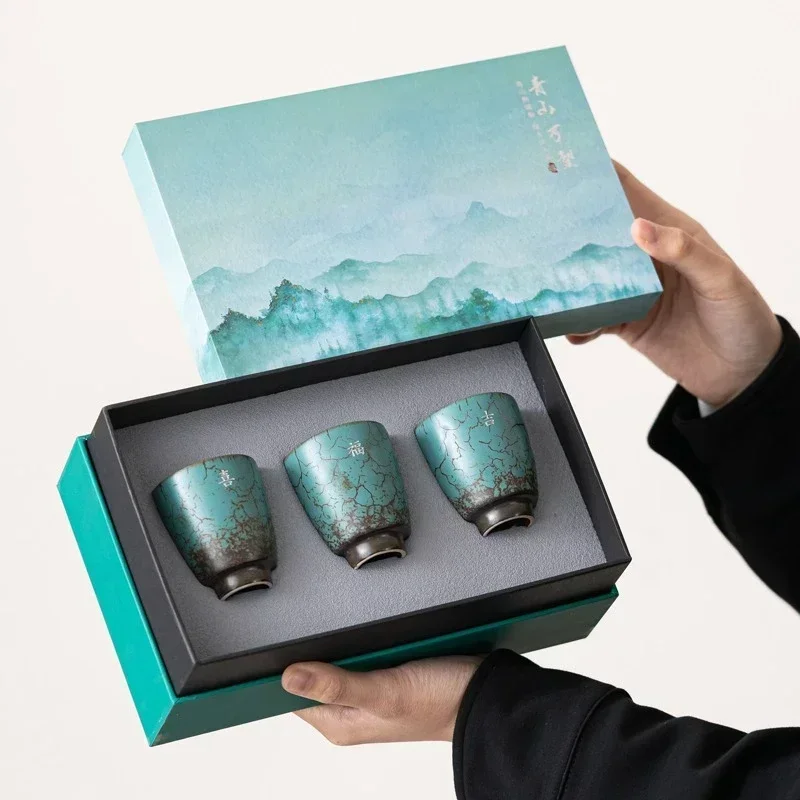 Japanese Pottery - Geschenkbox, Espressotassen, japanische Keramik-Teetasse, Teeschale aus