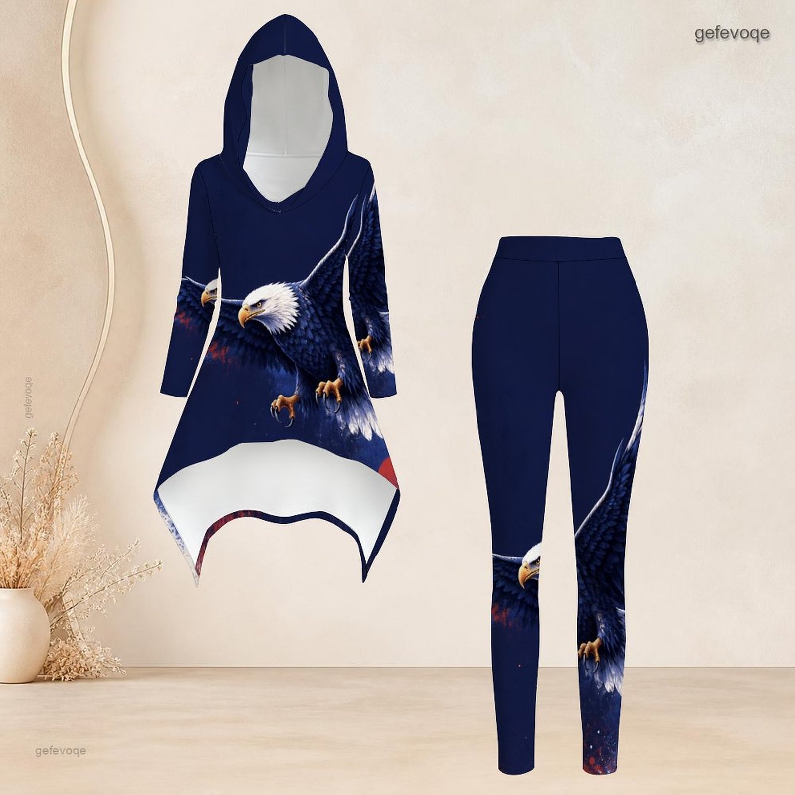Matcha - Modisches Damen-Freizeit-Set aus 2 Teilen: Langarm-Hoodie