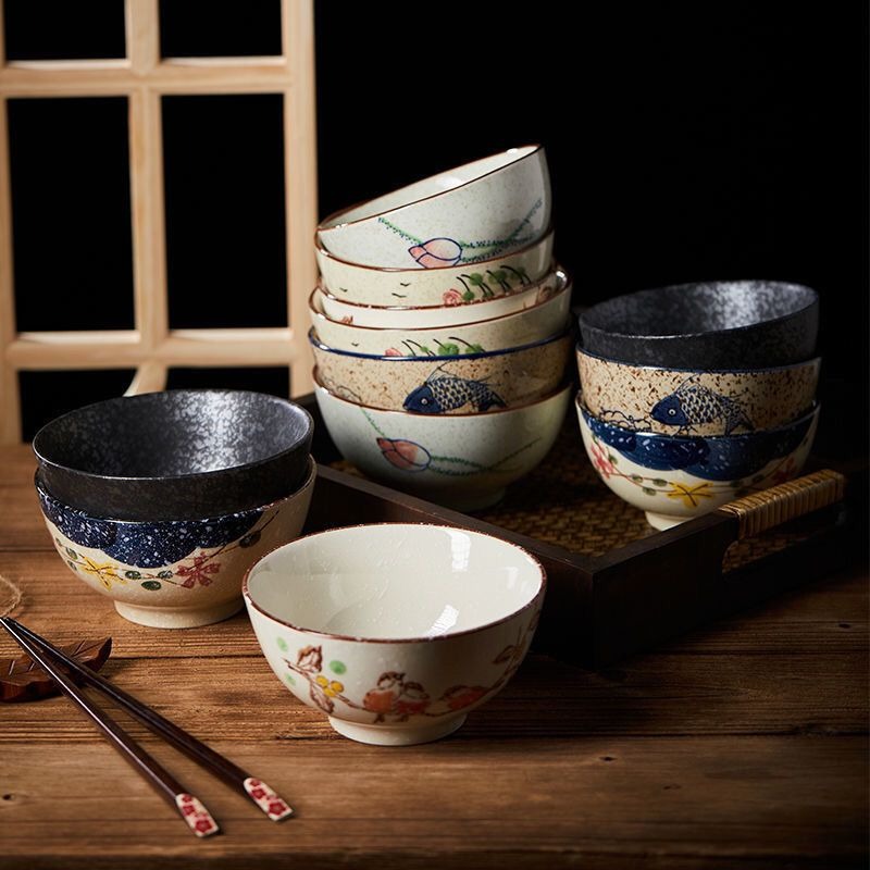 Japanese Pottery - 5 zoll Japanischen Stil Keramik Reis