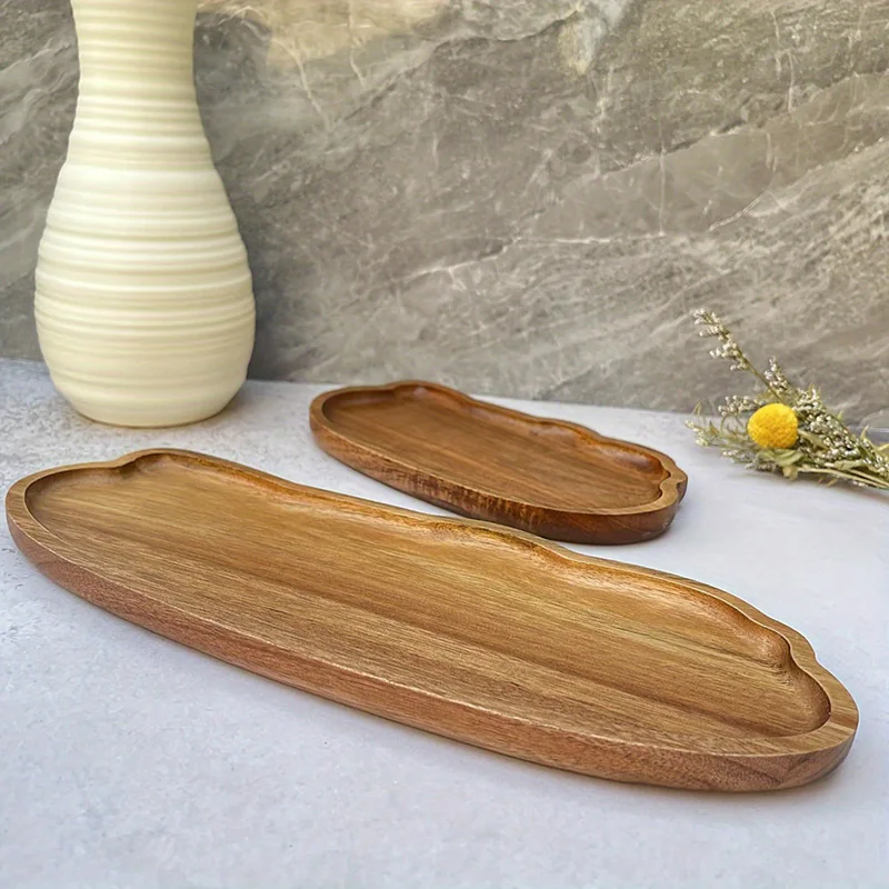 Japanese Snacks - Japanischen Stil Holz Tee Kaffee Tablett