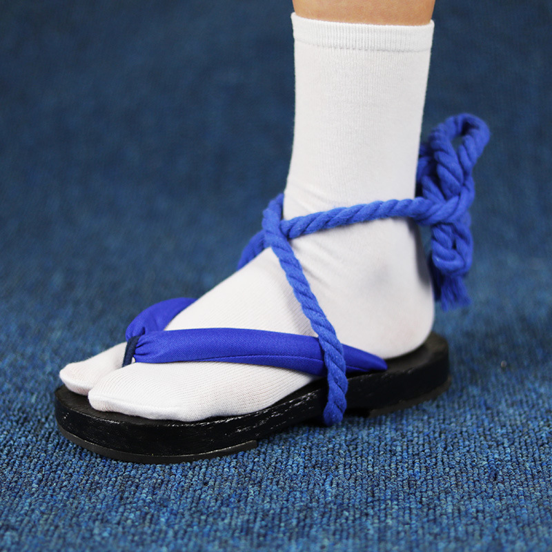 Blaue Geta-Sandalen mit Riemen – Geta Wooden Sandal Bewertung und Preis