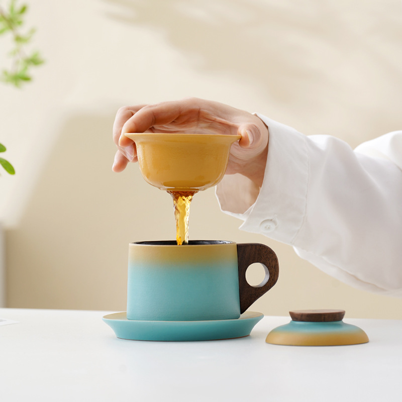 Grobe Keramik-Kaffeeset im jap – Japanese Pottery Bewertung und Preis