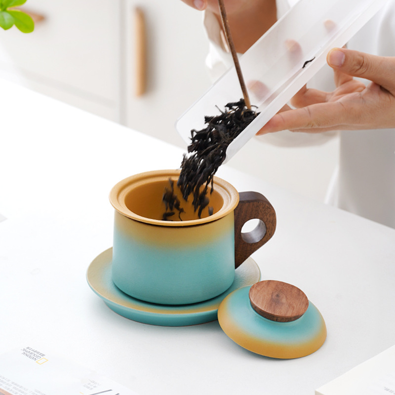Grobe Keramik-Kaffeeset im jap – Japanese Pottery Bewertung und Preis