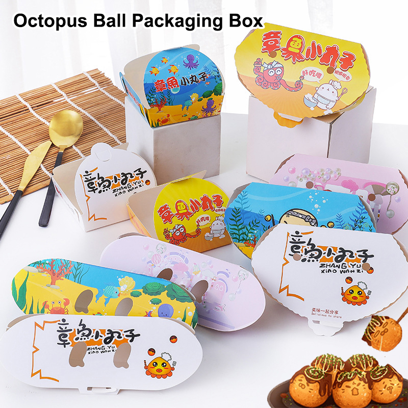 100Pcs Einweg Cartoon Octopus  – Japanese Snacks Bewertung und Preis
