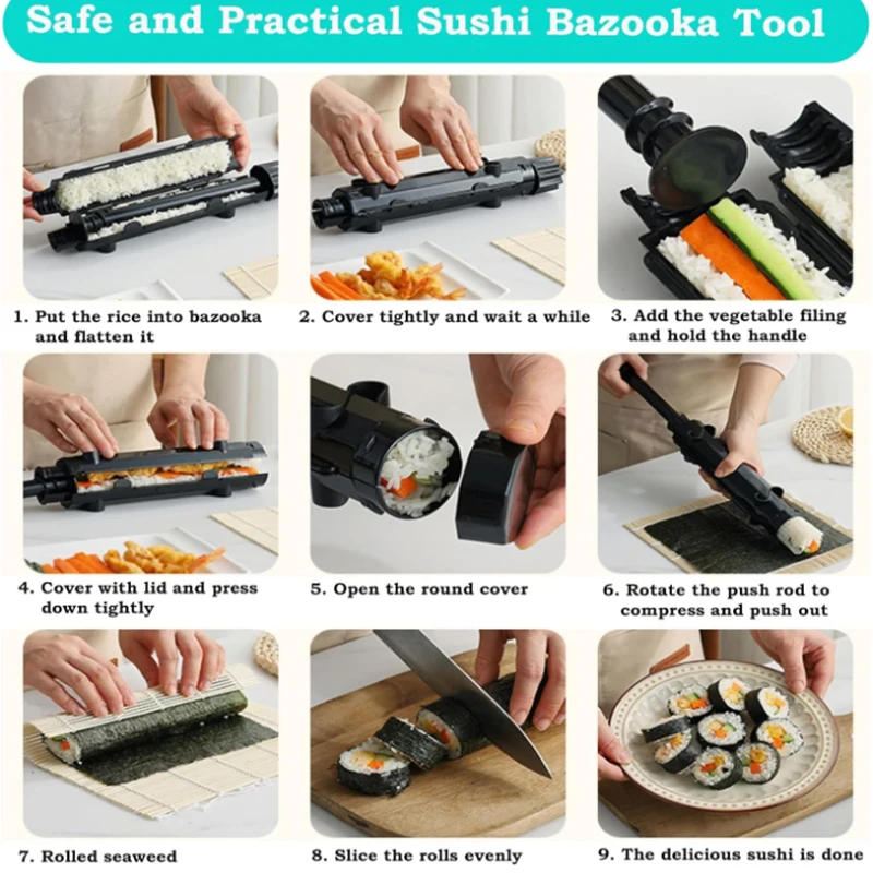 Sushi-Zubereitungsset, Bambus- – Sushi Making Kit Bewertung und Preis