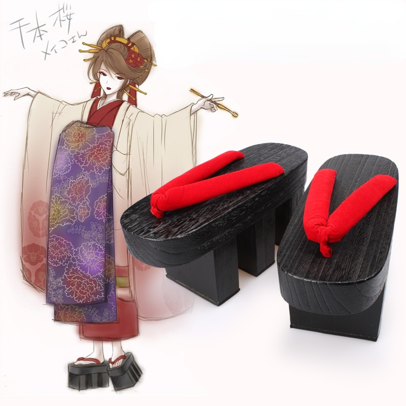 Frauen Holz Japanischen GETA C – Geta Wooden Sandal Bewertung und Preis