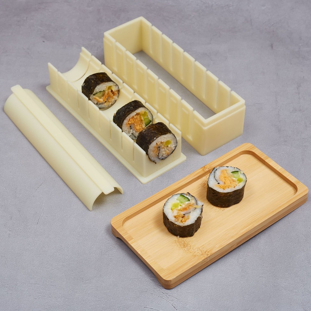 3-teiliges Set Plastik-Sushi-M – Sushi Making Kit Bewertung und Preis