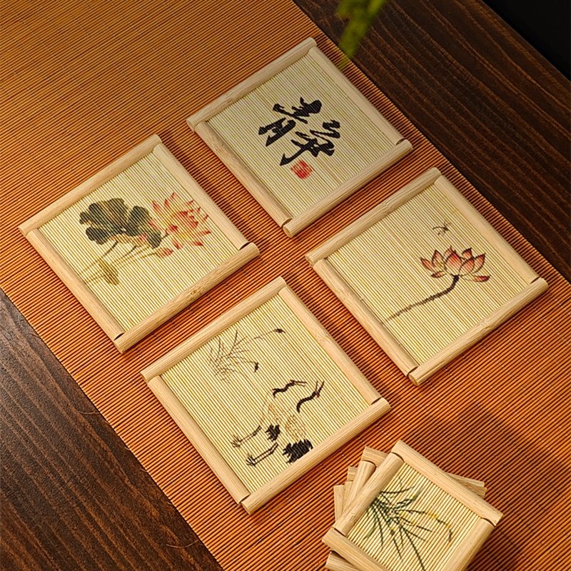 Set aus 5 natürlichen Bambus-U – Japanese Tea Bewertung und Preis