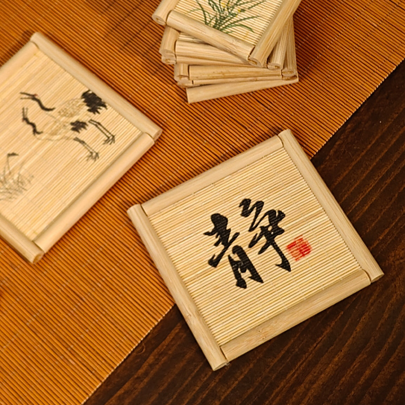 Set aus 5 natürlichen Bambus-U – Japanese Tea Bewertung und Preis
