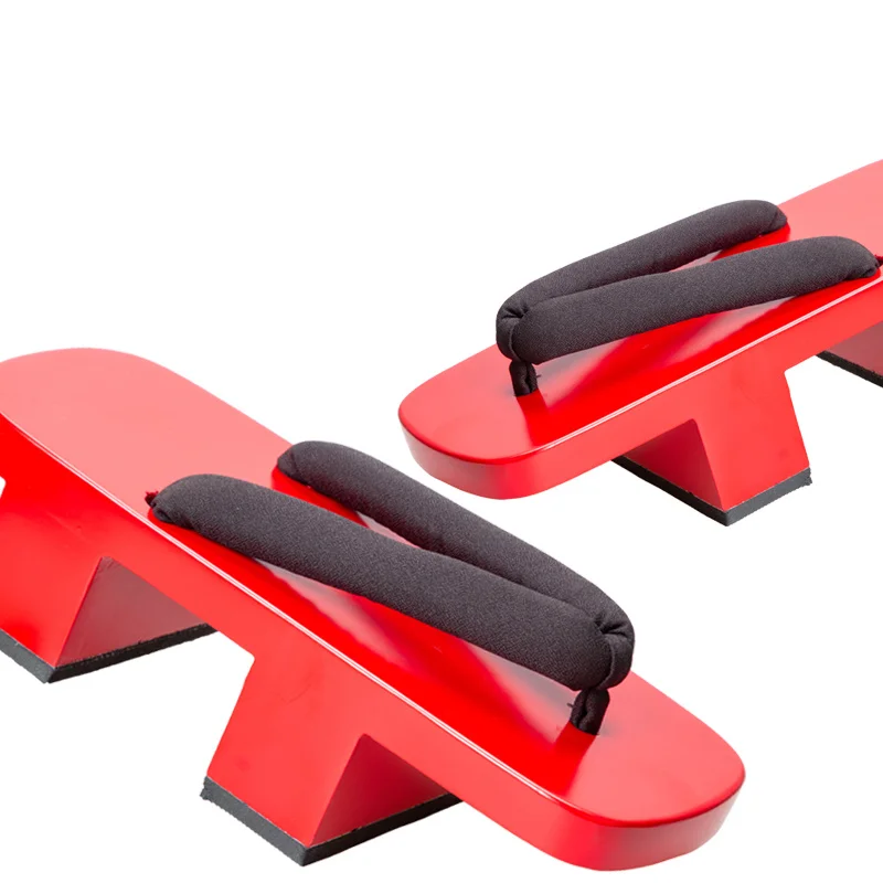 Damen-Cosplay-Schuhe, rot lack – Geta Wooden Sandal Bewertung und Preis