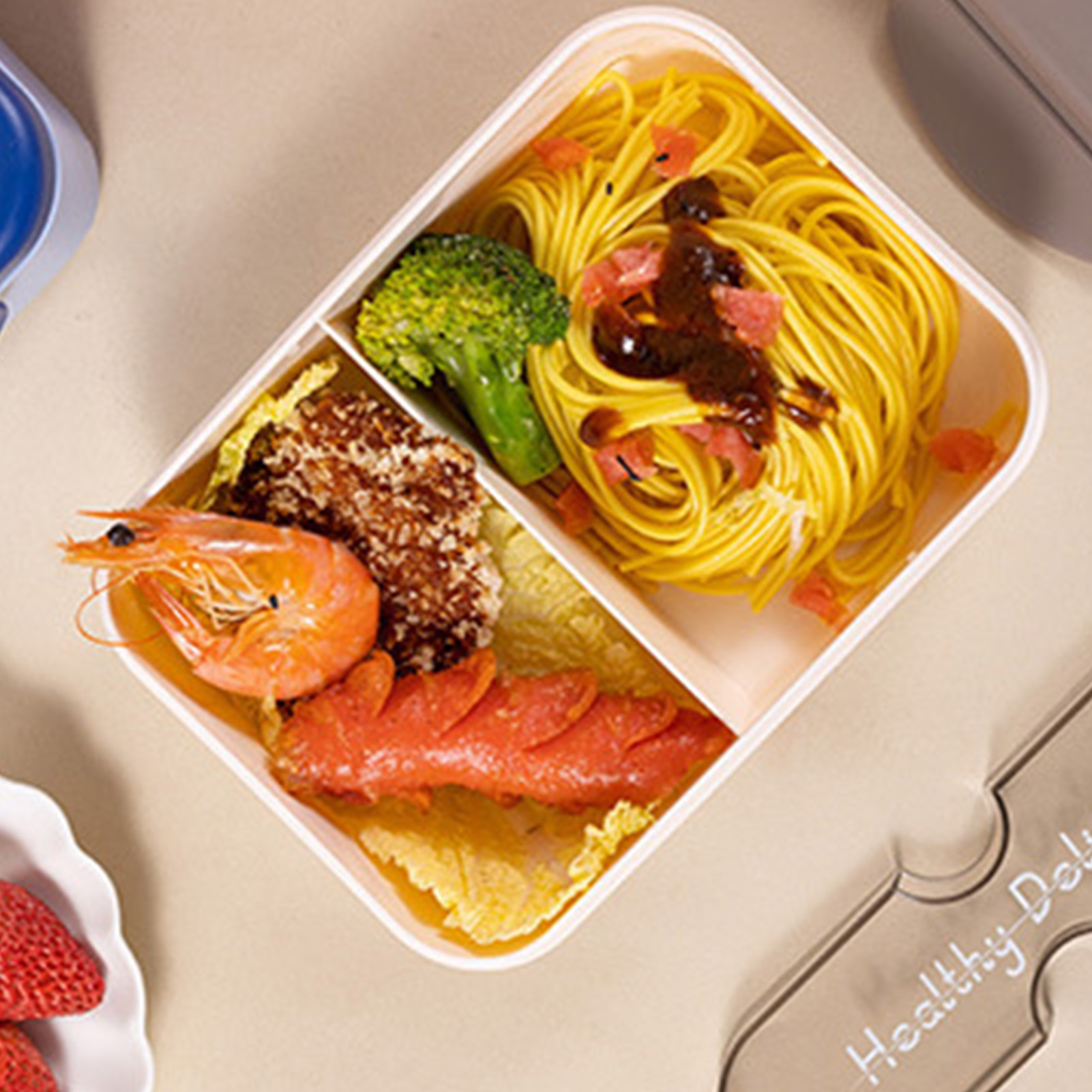 Studenten-Lunchbox mit Gabel,  – Bento Box Bewertung und Preis