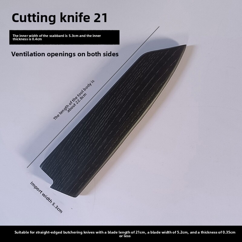 Schwarz lackierte Holzscheide  – Japanese Knife Bewertung und Preis