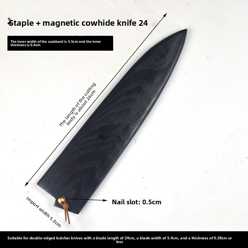 Schwarz lackierte Holzscheide  – Japanese Knife Bewertung und Preis
