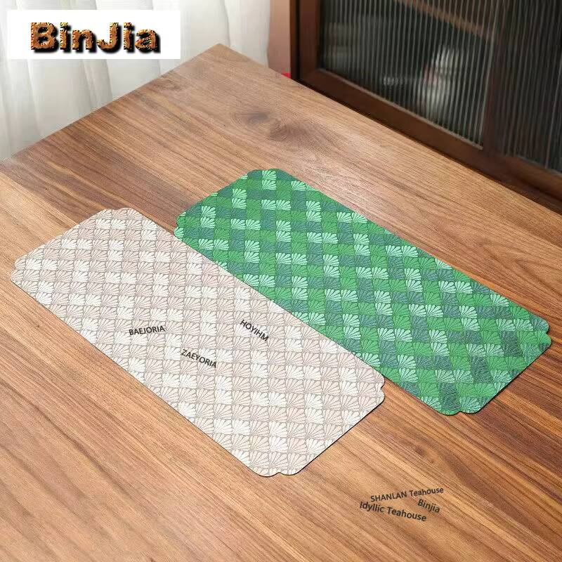 Gewebte, bestickte Brokat-Scha – Japanese Tea Bewertung und Preis
